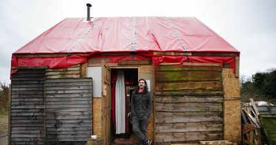 Protesters camped out on Ryebank Fields for nearly a year to stop a housing development have now built their own home