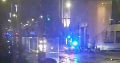 Man in hospital with serious injuries after early morning crash in Bristol city centre