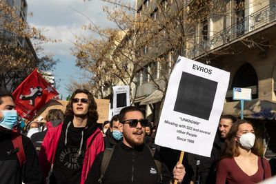 Marchers in Athens protest reported Greek migrant pushbacks