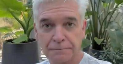 Phillip Schofield struggles with house flood horror as he's holed up at home with Covid