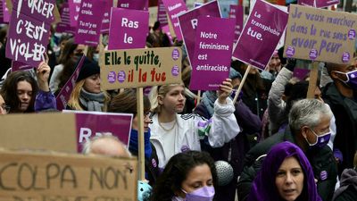 Feminists call on French election candidates to take up 'emergency plan'