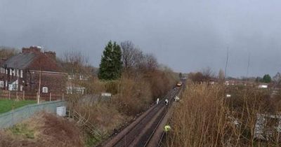 Train line blocked between Altrincham and Stockport after 'police incident'