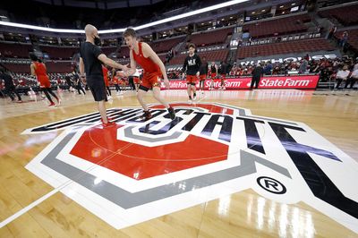 Ohio State shows little sign of rust, leads Maryland at halftime