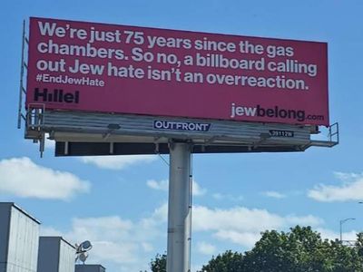 Billboards condemning antisemitism go up in Florida one week after Nazi demonstration in Orlando