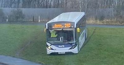 Scots bus driver forced to steer vehicle off the road after 'technical malfunction'