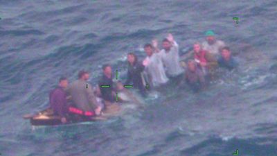 Cuban migrants rescued from sinking vessel off coast of Florida