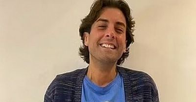 James Argent looks slimmer than ever in suave white tuxedo after 13 stone weight loss