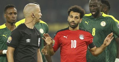 What AFCON final referee did after Mohamed Salah complaints