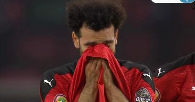 Mohamed Salah can't hide his tears as Sadio Mane wins Africa Cup of Nations for Senegal