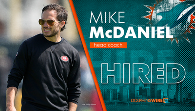 The Dolphins are hiring Mike McDaniel as their next head coach