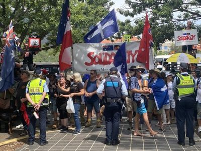 Protesters surround Government House