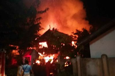 Foreigner found hanged, house burned down