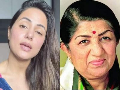 Hina Khan recalls how her father had introduced her to Lata Mangeshkar's songs; sings some of her unforgettable numbers