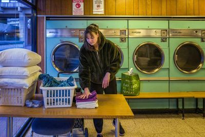 How the UK’s dutiful launderette is fading under Covid and energy prices