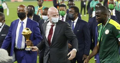 FIFA president Gianni Infantino left with egg on his face after AFCON trophy farce