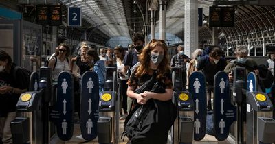 Fire near railway track causes rush-hour chaos with passengers stuck on trains