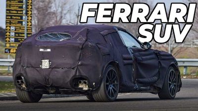 Ferrari Purosangue Spied Looking Like A Lifted Hyper Hatchback