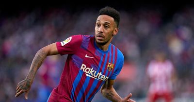 Pierre-Emerick Aubameyang makes Barcelona debut with Arsenal tattoo on show