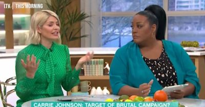 Holly Willoughby clashes with This Morning guest over Carrie Johnson comments