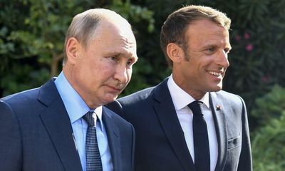 Macron plays down expectations as he arrives for Ukraine talks with Putin – as it happened