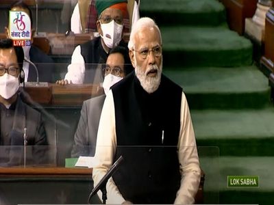 PM Modi pays tributes to Lata Mangeshkar in Lok Sabha, says she sang in 36 languages, her voice inspired the country