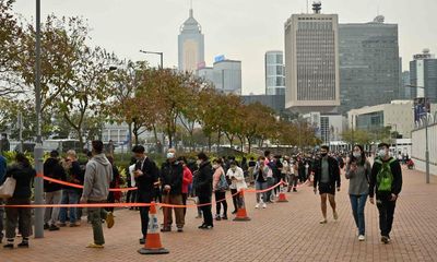 Hong Kong reports highest number of Covid cases since pandemic began