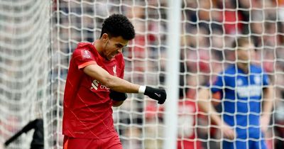 Luis Diaz celebration spotted as Liverpool defender gets new look
