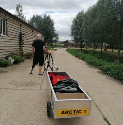 London amputee sets off on 6,500 mile coastline walk for charity