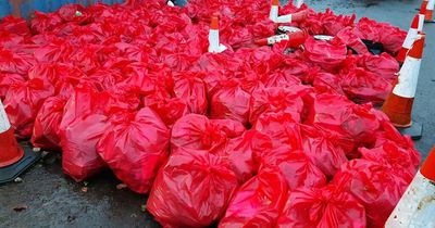 Rural roads clean up see over 250 bags of rubbish collected in Lanarkshire town