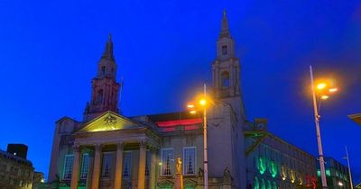 Why buildings in Leeds are lit up yellow and blue this week