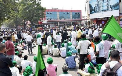 Protests in Mysuru over removal of Ambedkar’s portrait