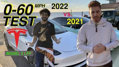 2021 Tesla Model 3 LFP Seems Much Quicker Than 2022 Model
