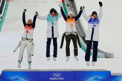 Slovenia's historic ski jump gold overshadowed by disqualifications