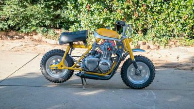 What Happens When You Stick A Honda CB350 Four Engine In A Monkey?