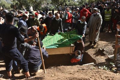‘The son of us all’: Morocco holds funeral for Rayan, 5, who died trapped in a well
