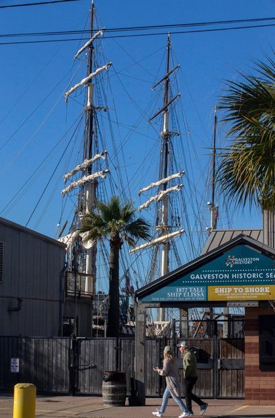 Woman falls to death from mast of historic ship in Texas