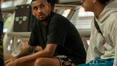 Nick Kyrgios doesn't care what you think of him and hopes to one day 'be an icon' after Australian Open doubles win