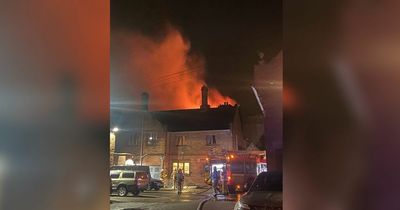 Wedding guest 'stranded' after venue went up in flames