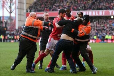 Leicester fan who attacked Nottingham Forest players during FA Cup match charged with common assault