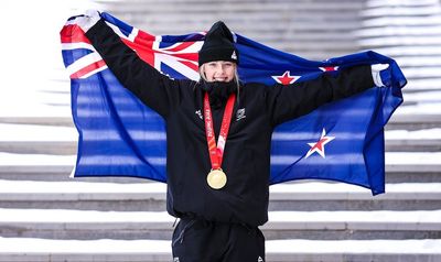 Olympic snowboarder’s dad gives hilarious expletive-filled interview after her gold medal win: ‘F***ing crazy’
