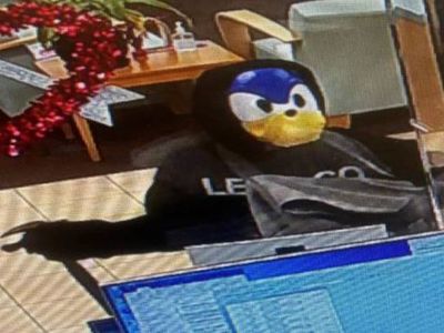 Armed Florida man tries to rob bank wearing Sonic the Hedgehog mask