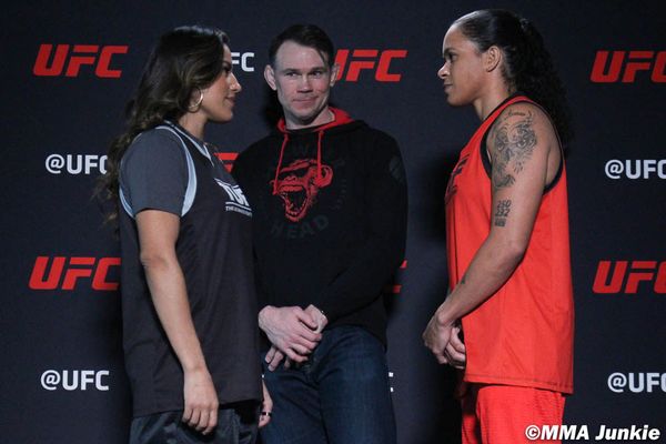 Video: Julianna Peña, Amanda Nunes share respectful faceoff in ‘TUF’ coaching gear