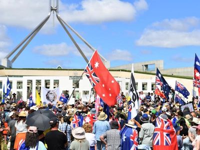 Vaccine protesters admitted to parliament