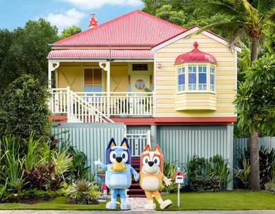 ‘For real life?’ House from hit kids’ TV series Bluey recreated in Brisbane