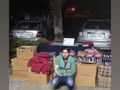 West Bengal: One held for possession of 3,375 phensedyl bottles, 6 kg ganja