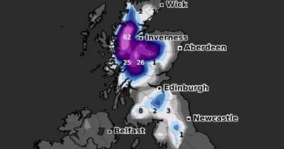 UK snow forecast: Map shows flurries in Britain as brutal winter blast hits next week