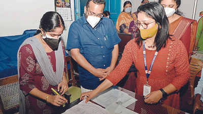 Late Junior Warrant Officer Pradeep Arakkal’s wife joins government service