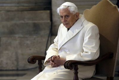 Retired pope asks pardon for abuse, but admits no wrongdoing