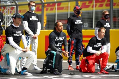 Formula One bosses scrap knee-taking ritual before races