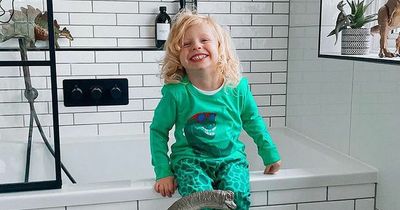 Stacey Solomon shows off incredible dinosaur-themed bathroom that's made Rex smile